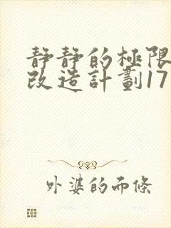 静静的极限自我改造计划17