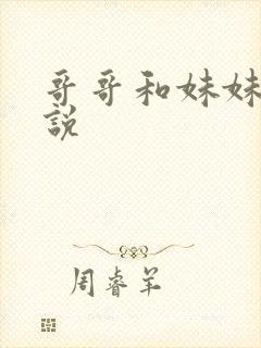 哥哥和妹妹的小说