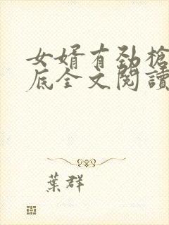 女婿有劲枪枪到底全文阅读