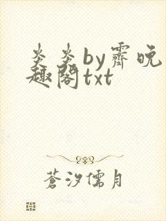 炎炎by霁晚笔趣阁txt