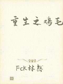 《重生之鸡毛蒜皮》小说封面