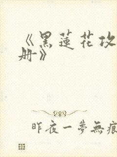 《黑莲花攻略手册》