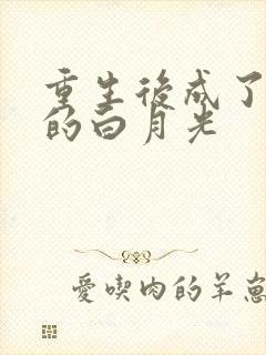 重生后成了皇帝的白月光