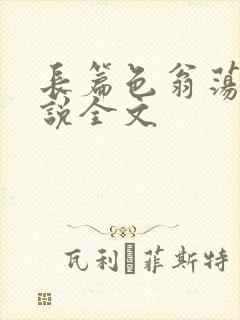 长篇色翁荡熄小说全文