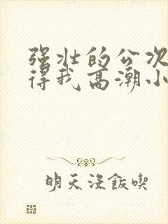 强壮的公次次弄得我高潮小说