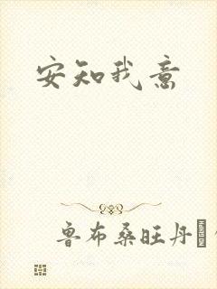 安知我意