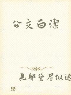 公交白洁
