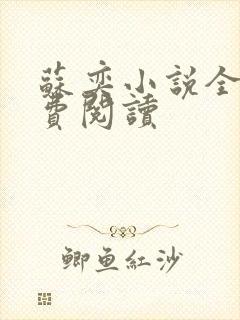 苏奕小说全文免费阅读