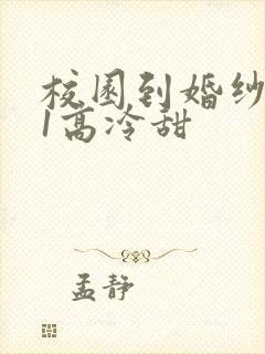 校园到婚纱1V1高冷甜