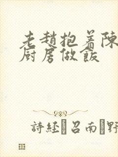 老赵抱着陈婷在厨房做饭