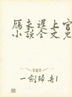 雁未迟上官穿越小说全文免费阅读