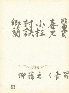 乡村小春医王淑兰铁柱免费阅读全文