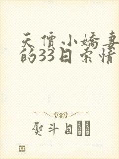 天价小娇妻总裁的33日索情