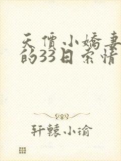 天价小娇妻总裁的33日索情封面