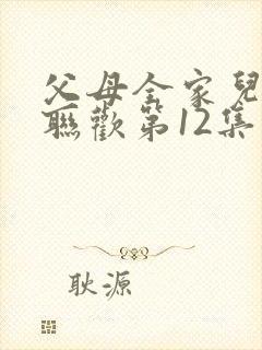 父母全家儿女大联欢第12集