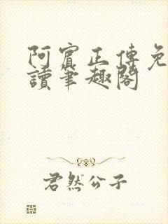 阿宾正传免费阅读笔趣阁