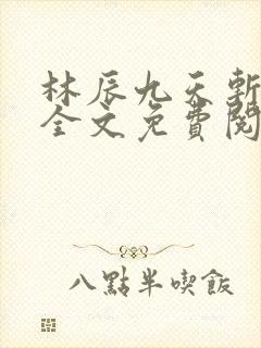 林辰九天斩神诀全文免费阅读笔趣阁