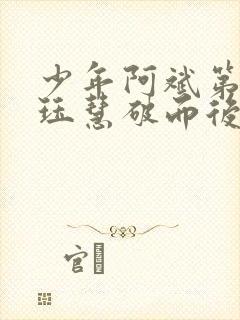 少年阿斌第二部珏慧破而后立