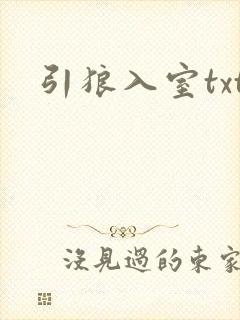 引狼入室txt