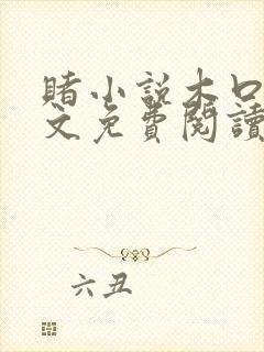 赌小说木口银全文免费阅读笔趣阁