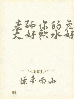 老师你的兔子好大好软水好多