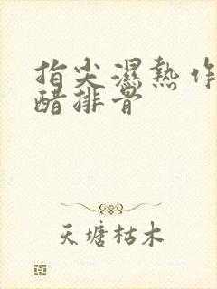 指尖湿热作者糖醋排骨