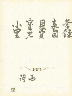 小宝贝来爹地怀里免费目录