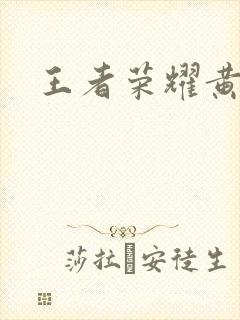 王者荣耀黄化网