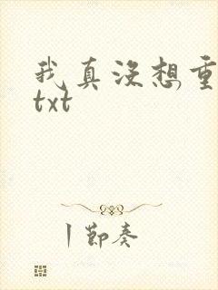 我真没想重生啊txt
