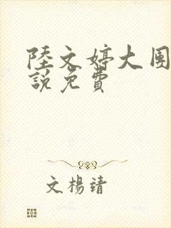 陆文婷大团圆小说免费