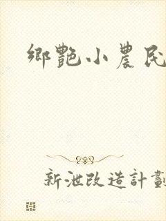 乡艳小农民封面