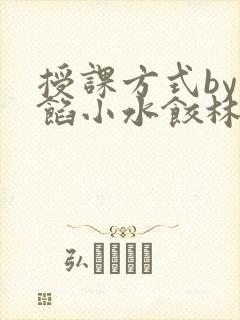 授课方式by肉馅小水饺林清