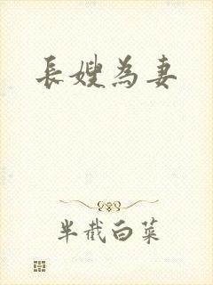 长嫂为妻