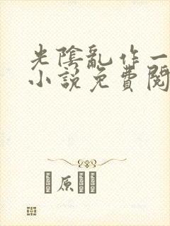 光阴乱作一团的小说免费阅读