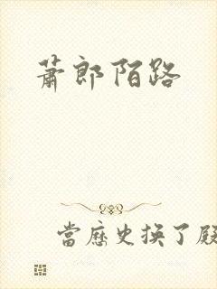 萧郎陌路封面