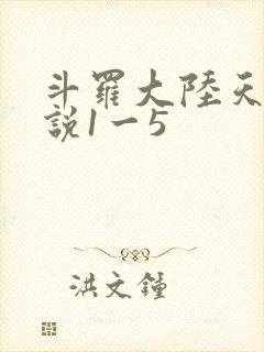 斗罗大陆天狂传说1一5