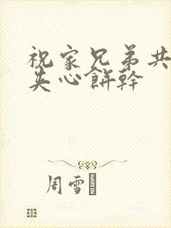 祝家兄弟共享后夹心饼干