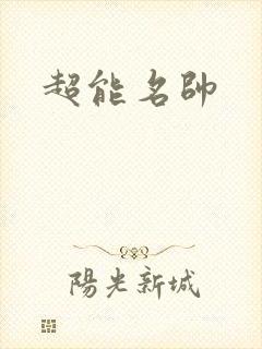 超能名帅
