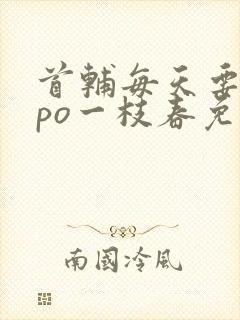 首辅每天要不够po一枝春免费阅读