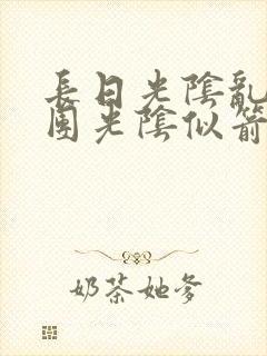 长日光阴乱作一团光阴似箭