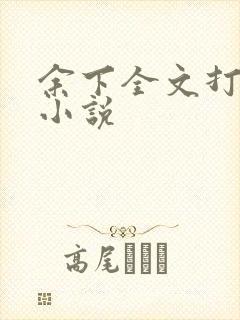 余下全文打不开小说