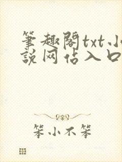 笔趣阁txt小说网站入口