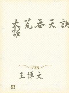 太荒吞天诀 小说