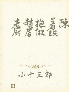 老赵抱着陈婷在厨房做饭