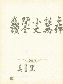 盛开小说免费阅读全文无弹窗