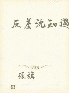 反差沈知遇晏应