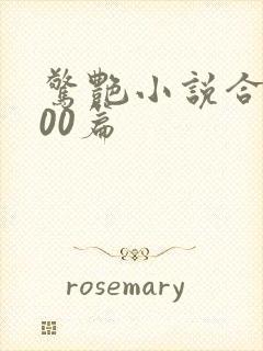 惊艳小说合集500篇