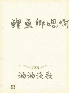 鲤鱼乡嗯啊