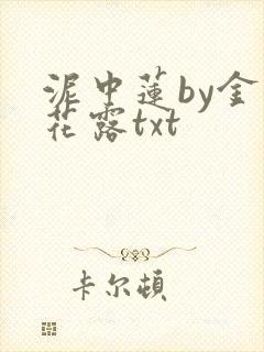 泥中莲by金银花露txt
