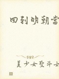 回到明朝当太子